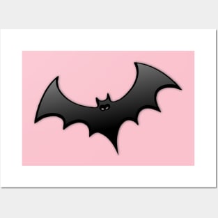 Halloween Flying Big Bat Posters and Art